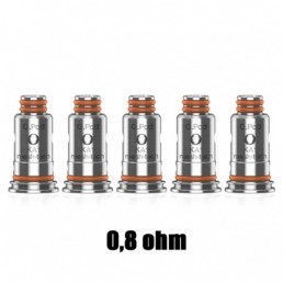 Testine di Ricambio G Coil 0,8 Ohm Confezione da 5 Pezzi - Geek Vape - A Testine - SvapoMagic