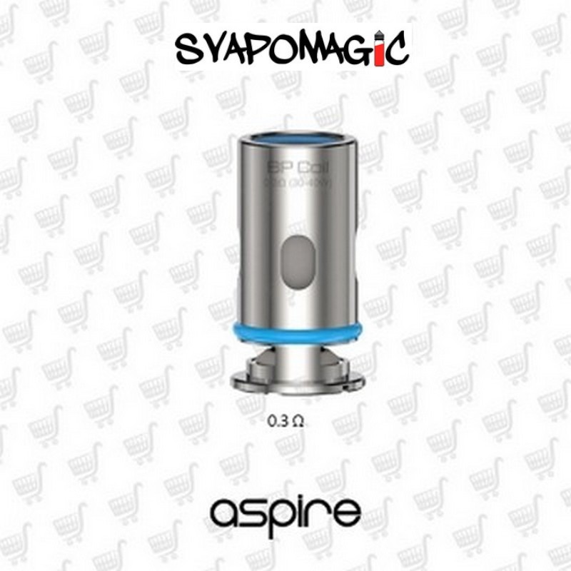 Testine di Ricambio BP Coil 0,3ohm Confezione da 5 Pezzi - Aspire - Resistenze di Ricambio - SvapoMagic