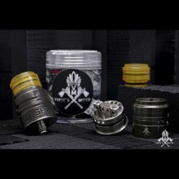 Short RDA 22mm Aged Steel - MCV x Vapers Mood - Catalogo - SvapoMagic