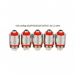 Testine Coil per C14 / G14 / S14 / Q14 / Q16 / P16a Confezione da 5 Pezzi - Justfog - A Testine - SvapoMagic