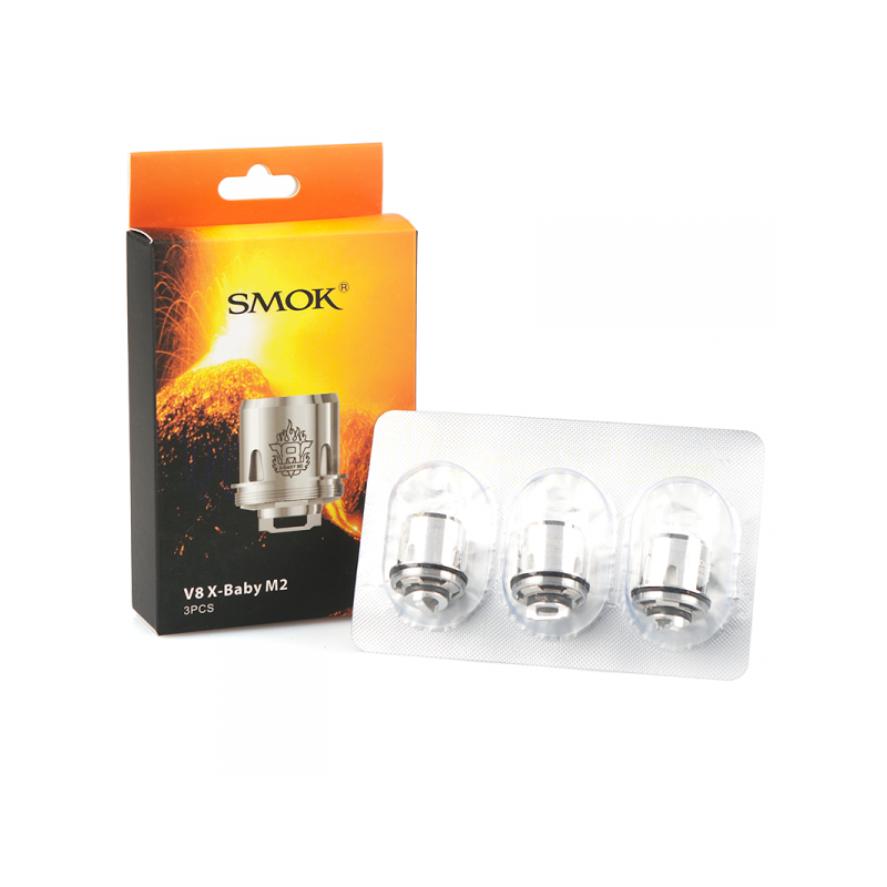 Testine Coil di ricambio TFV8 X-BABY M2 0,25 ohm Confezione da 3 pezzi - SMOK - A Testine - SvapoMagic