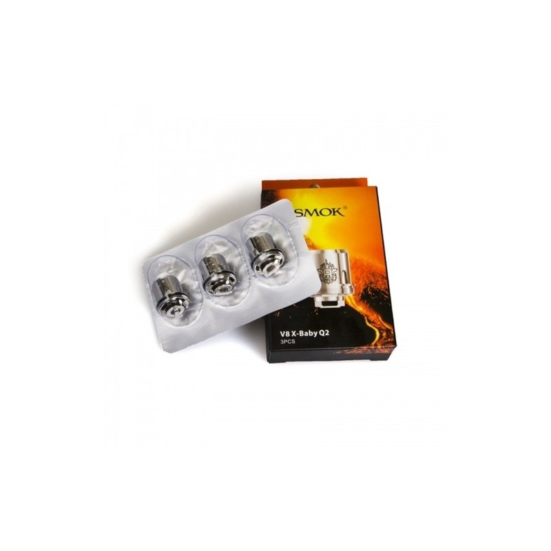 Testine Coil di ricambio TFV8 X-BABY Q2 0,4 ohm Confezione da 3 pezzi - SMOK - A Testine - SvapoMagic