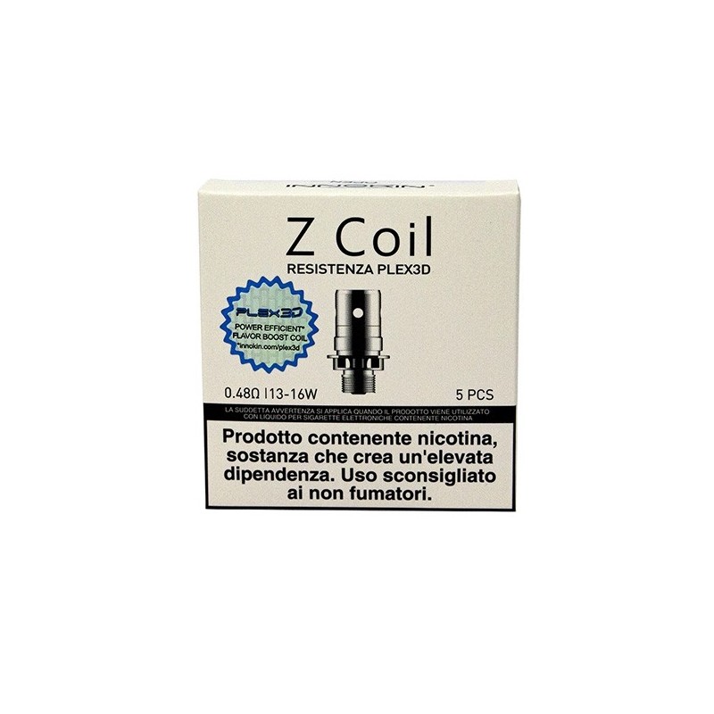 Testine Coil di Ricambio Z-Coil Confezione da 5 pezzi - Innokin-0,48 Ohm 3D Mesh - A Testine - SvapoMagic