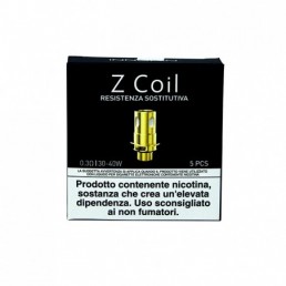 Testine Coil di Ricambio Z-Coil Confezione da 5 pezzi - Innokin-0,3 Ohm - A Testine - SvapoMagic